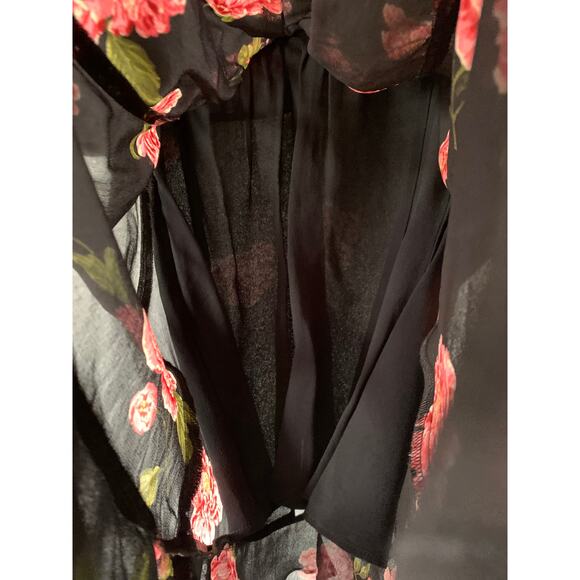 Reformation Floral Mini Dress Women's Size 0 Coquet Girly Glam - Picture 6 of 10